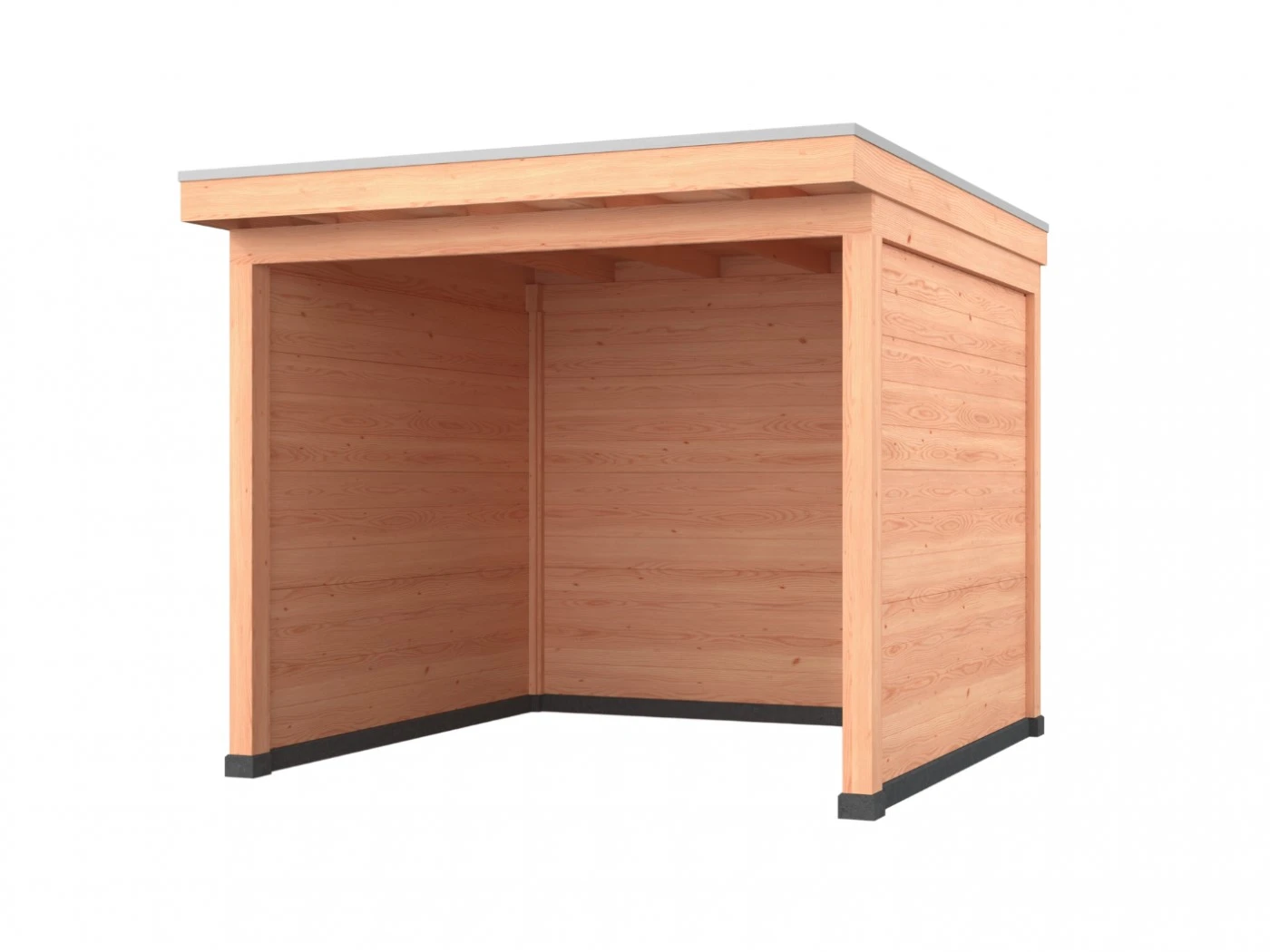 Douglas overkapping, 300 x 350, met achterwand en twee zijwanden, Westwood Comfort - Afbeelding 1